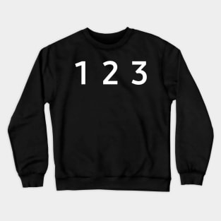 1 2 3 Crewneck Sweatshirt